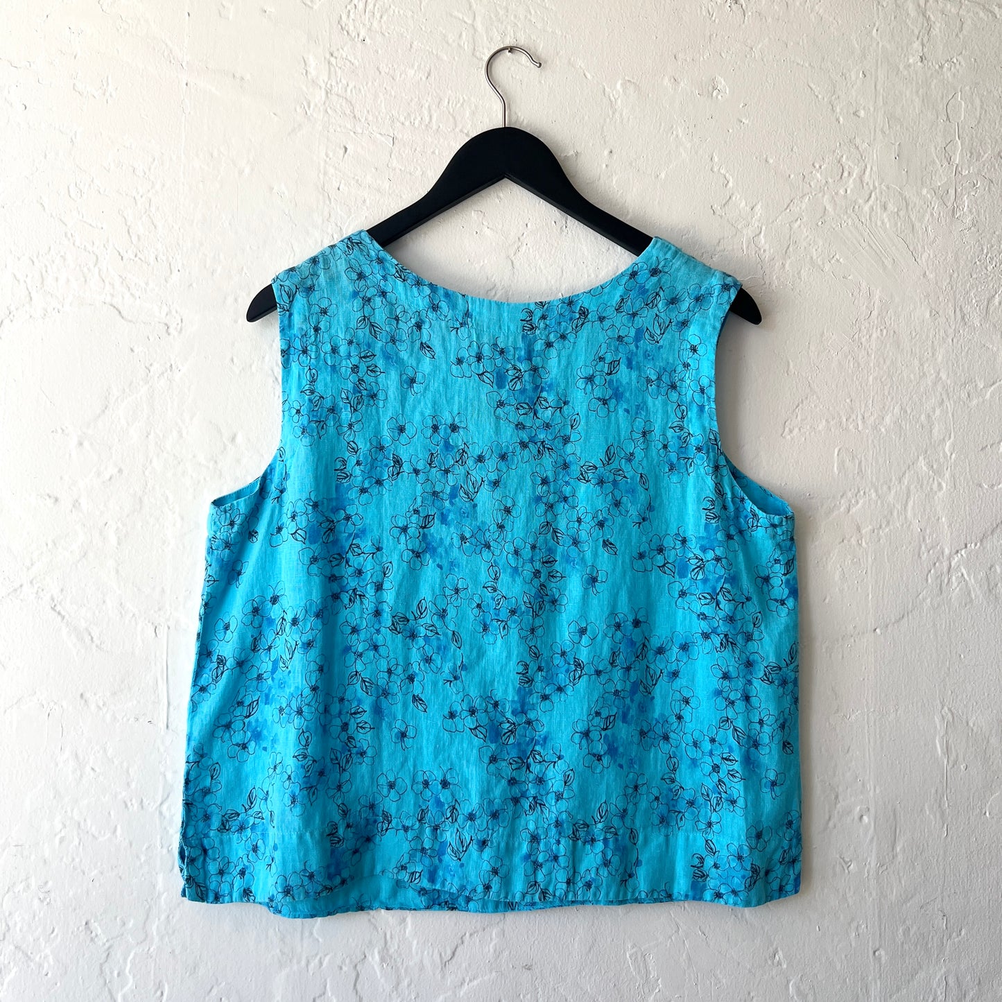 Linen Morning Shell Tank in Atoll