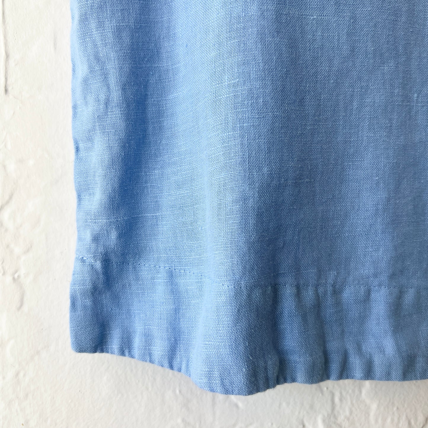 Boxy Linen Tank in Bellflower
