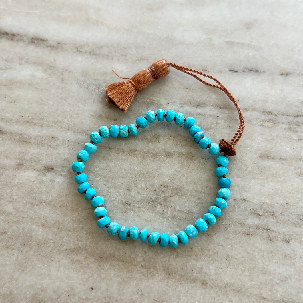 Lena Skadegard | Knotted Turquoise Tassel Bracelet
