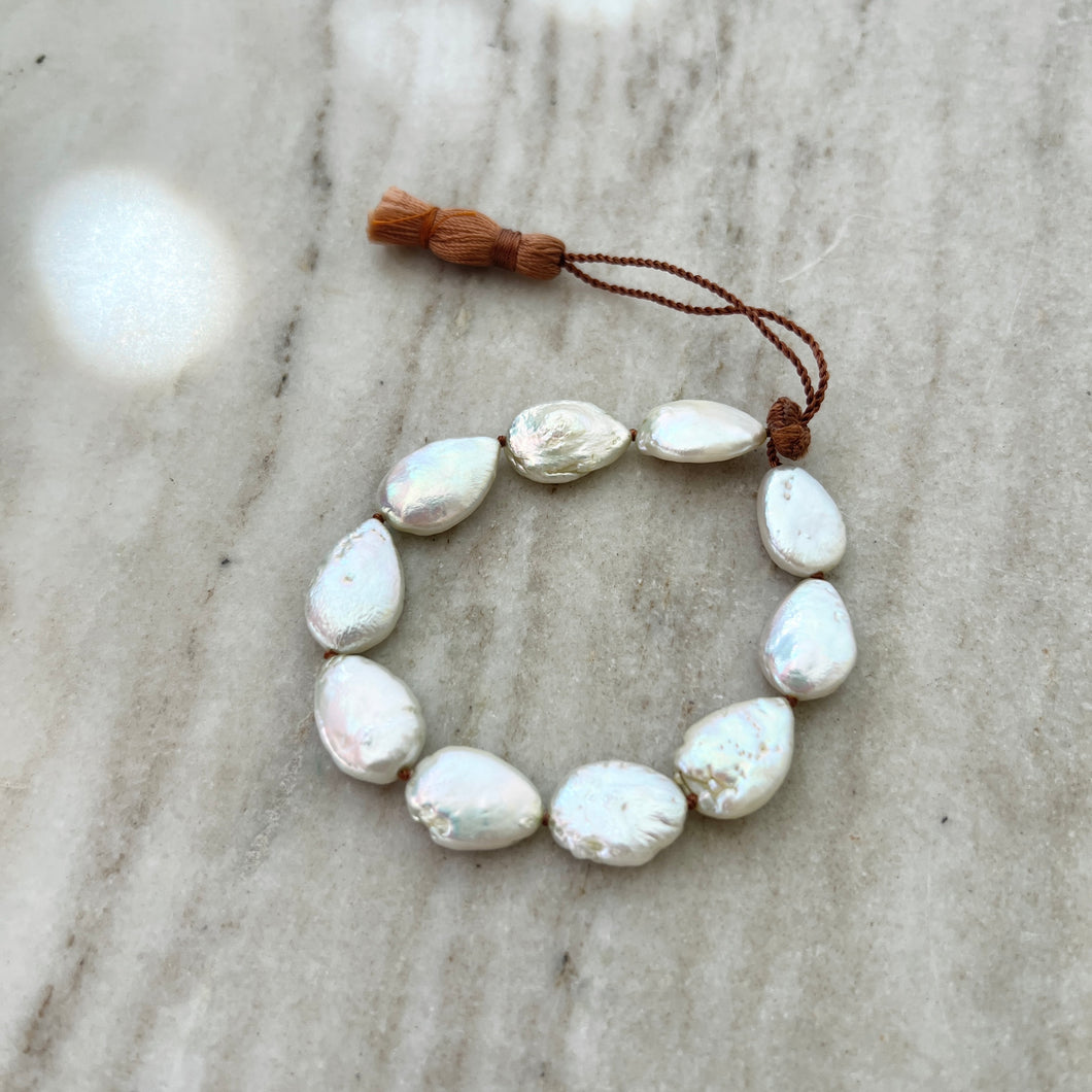 Lena Skadegard | Tear Pearl Bracelet