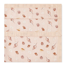 Load image into Gallery viewer, Milkbarn | Seashells Big Lovey Three-Layer Muslin Blanket
