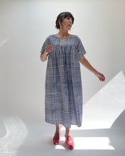 Load image into Gallery viewer, Fahari Bazaar | Sakina Dress in Navy Gingham
