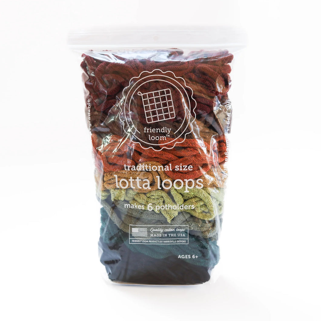 Earthtones Cotton Potholder Loops