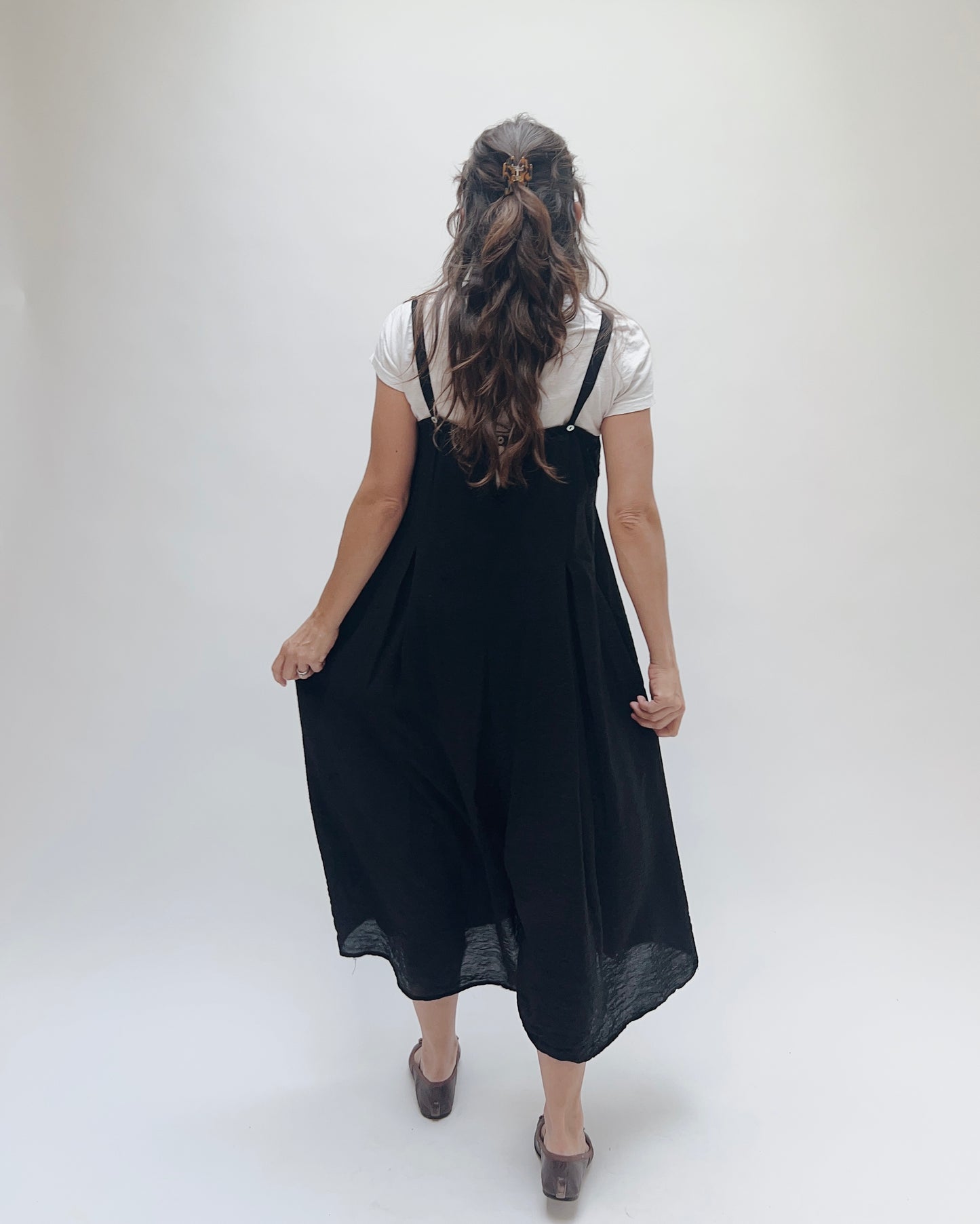Parachute Jumpsuit in Black