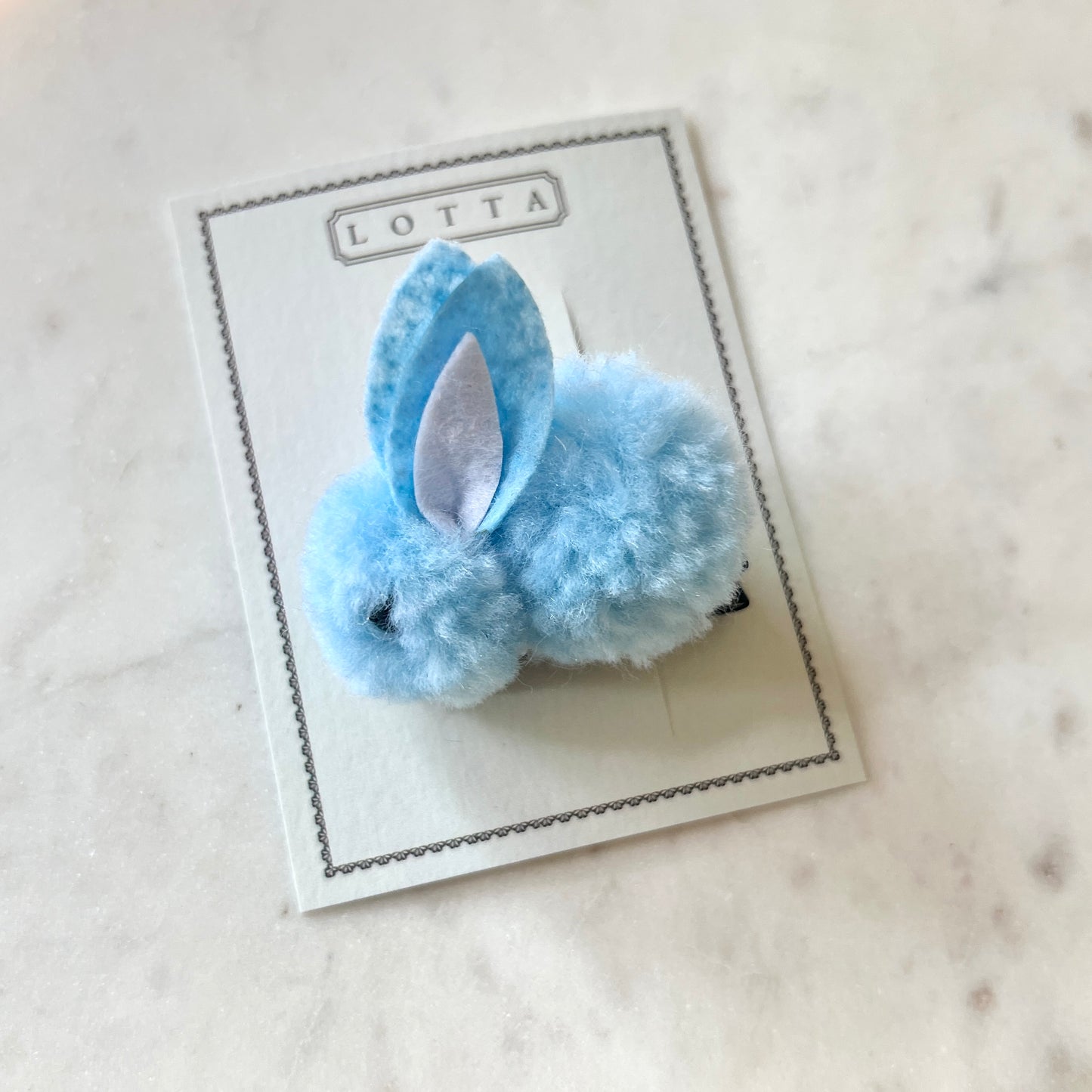 Fluffy Bunny Hair Clip