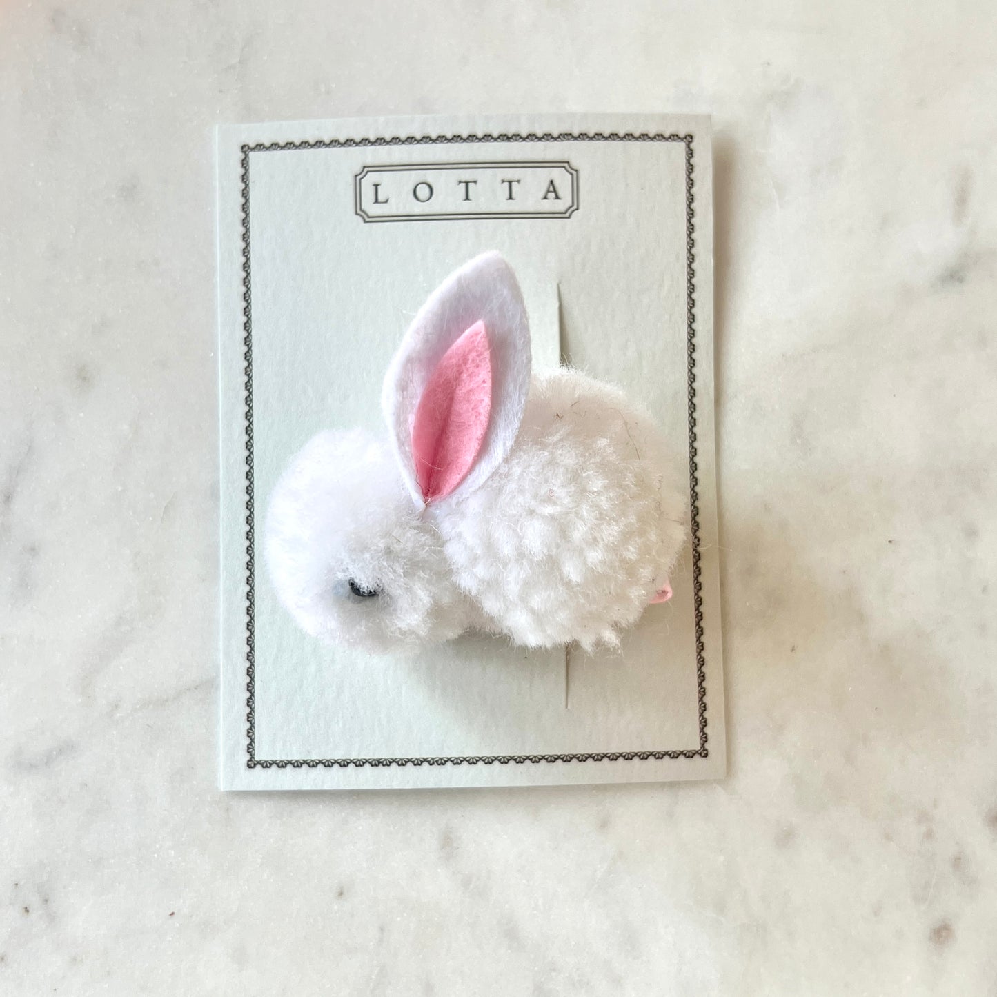 Fluffy Bunny Hair Clip