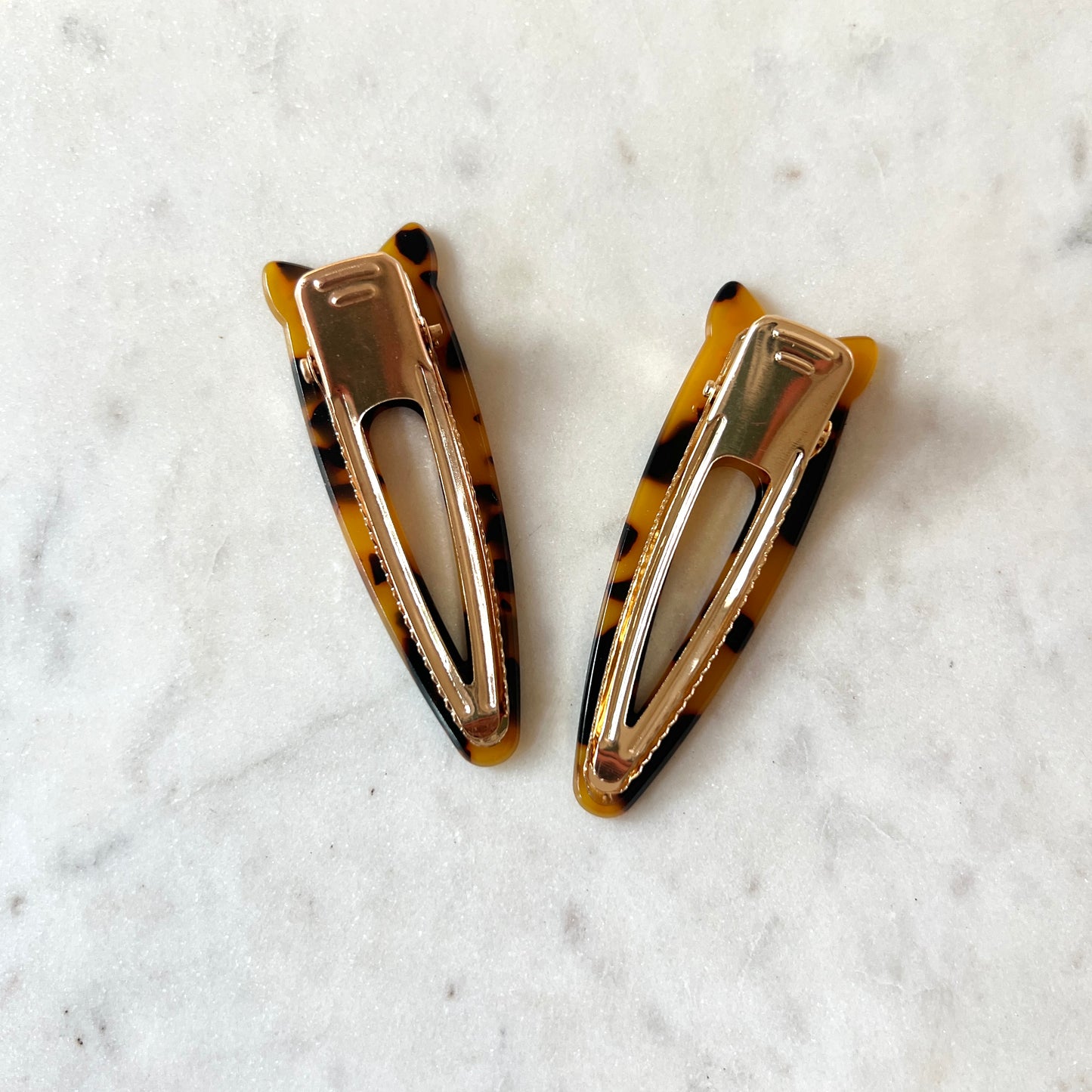 Cat Duo Clips in Tortoise