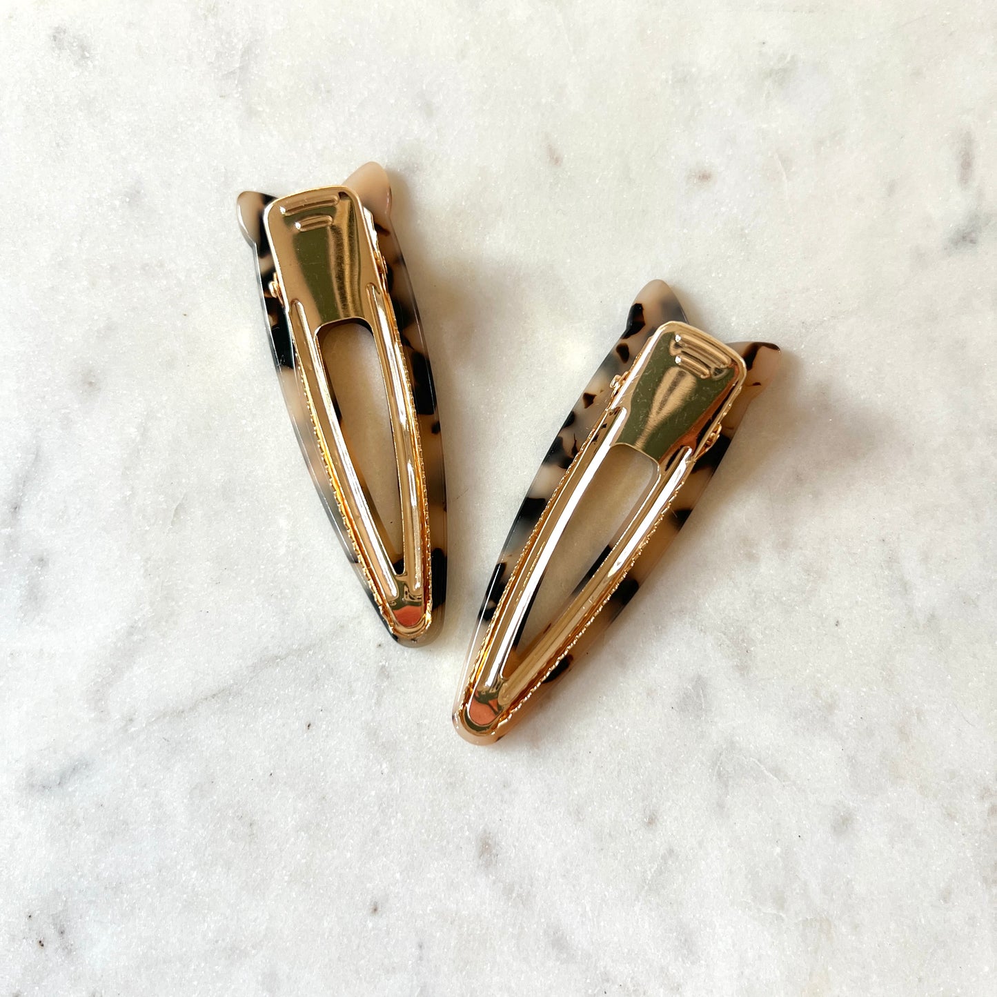 Cat Duo Clips in Light Tortoise