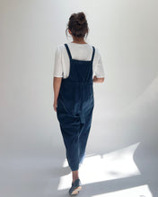 Load image into Gallery viewer, Fenini | Corduroy Jumpsuit Pant in Washed Denim
