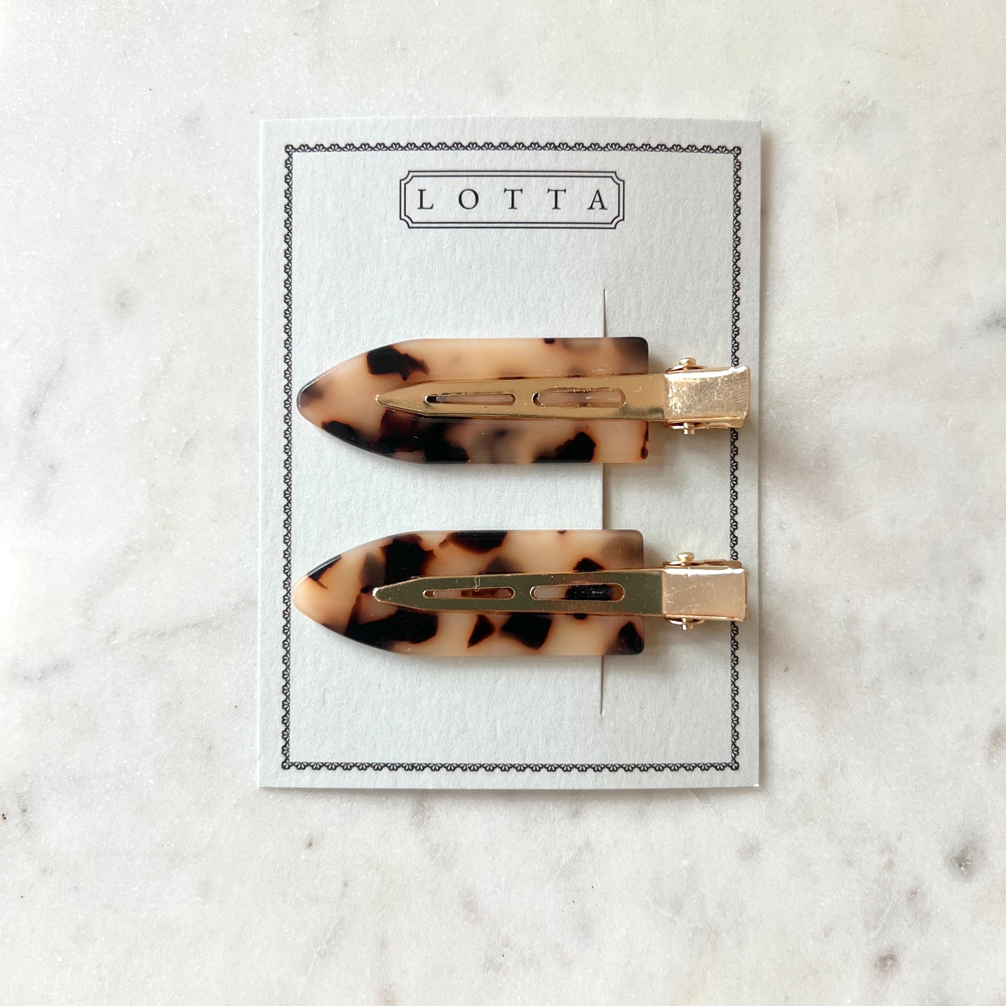 Creaseless Clips in Light Tortoise