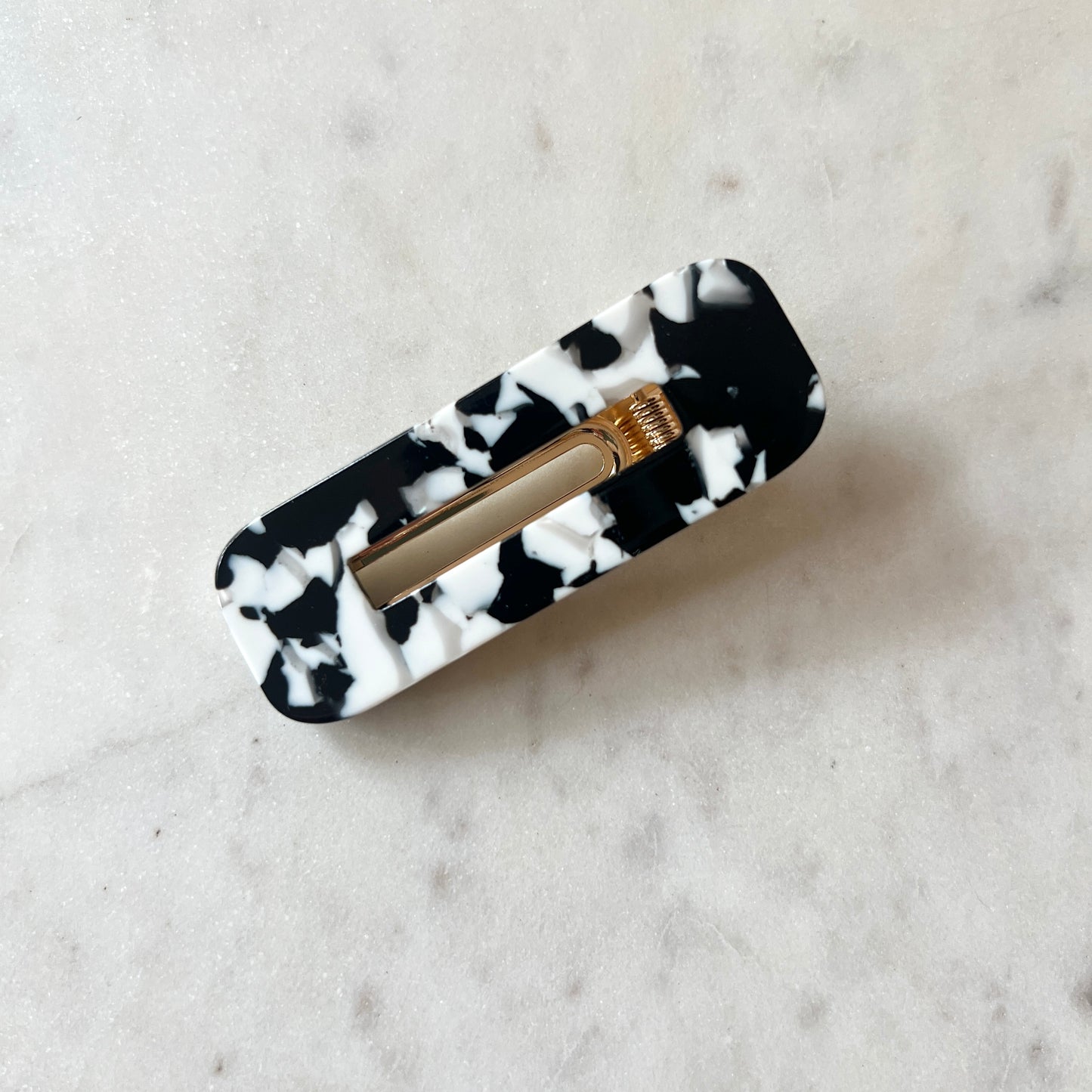 Black & White Chunky Hair Clip