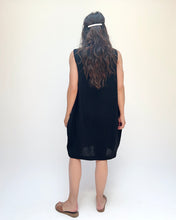 Load image into Gallery viewer, Eleven Stitch | Travel Bubble Dress in Black
