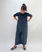 Load image into Gallery viewer, Fenini | Corduroy Jumpsuit Pant in Charcoal
