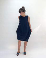 Load image into Gallery viewer, Eleven Stitch | Travel Bubble Dress in Indigo
