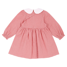 Load image into Gallery viewer, Brick Checkered Dress with Mini Bag
