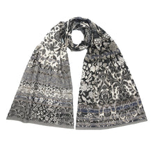 Load image into Gallery viewer, Létol | Indiana Scarf in Black &amp; Off White
