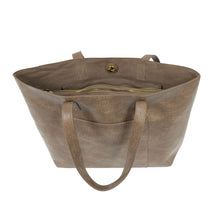Load image into Gallery viewer, Jess Oversized Carryall Tote in Taupe

