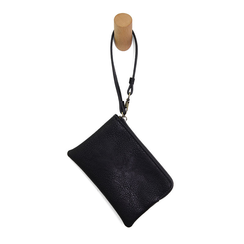 Pippa Wristlet Pouch in Black