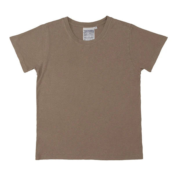 Brown t-shirt on a white background