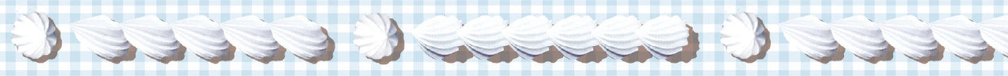 MT Washi Tape in Whipped Cream Line