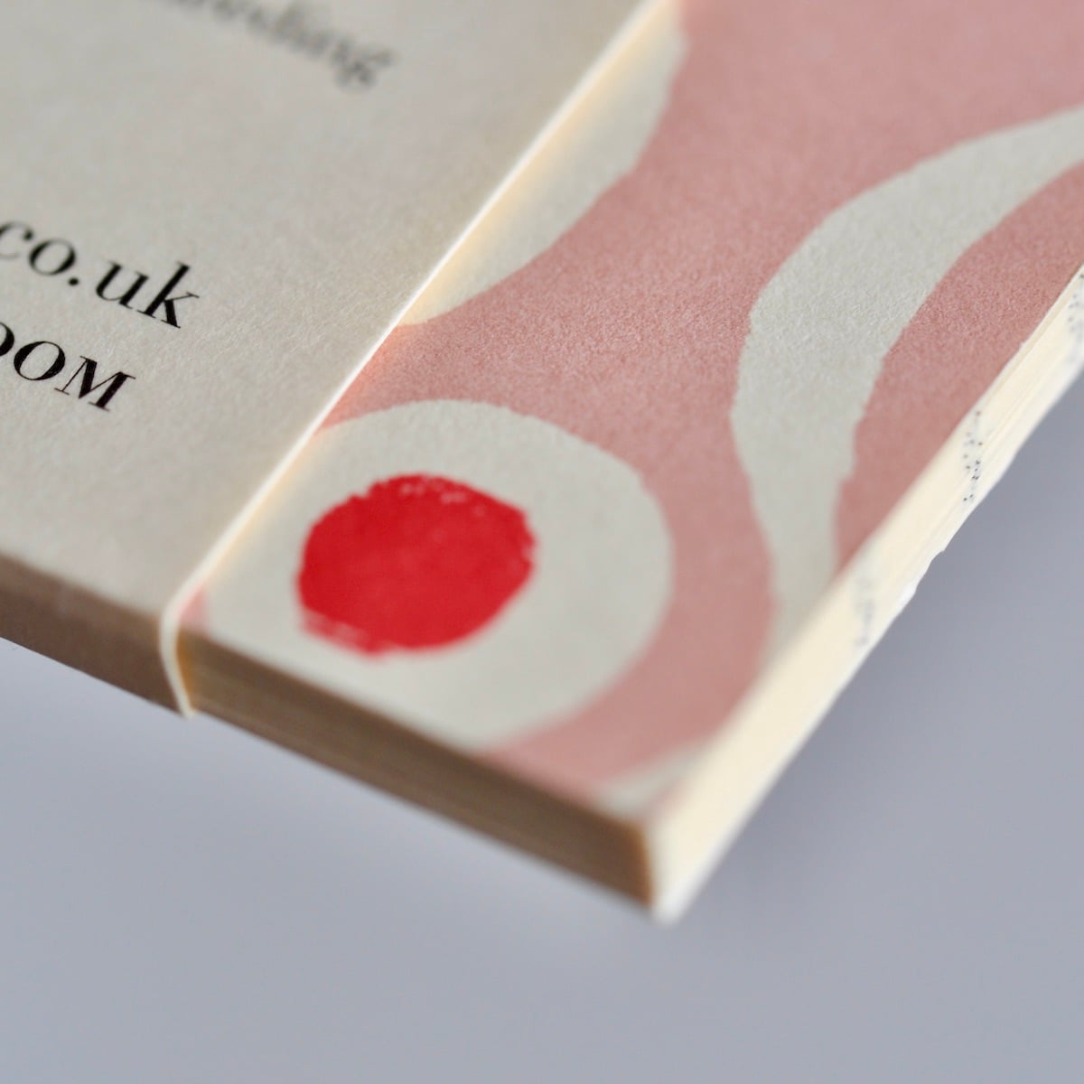 Persephone Pocket Notebook in Pink & Raspberry