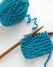 Load image into Gallery viewer, Discover Knitting | Blue Scarf
