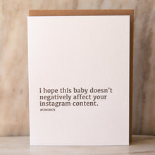 Load image into Gallery viewer, Instagram Baby Card
