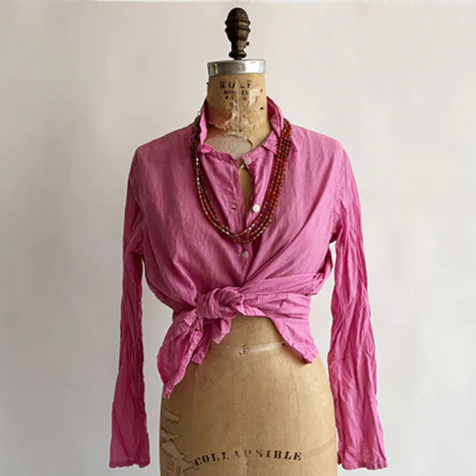 Button Shirt in Petal