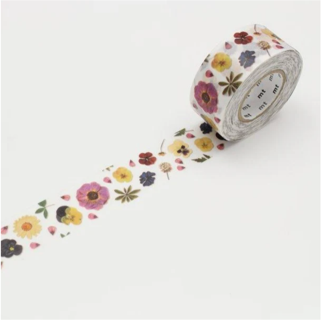 Washi Tape in Pressed Flower