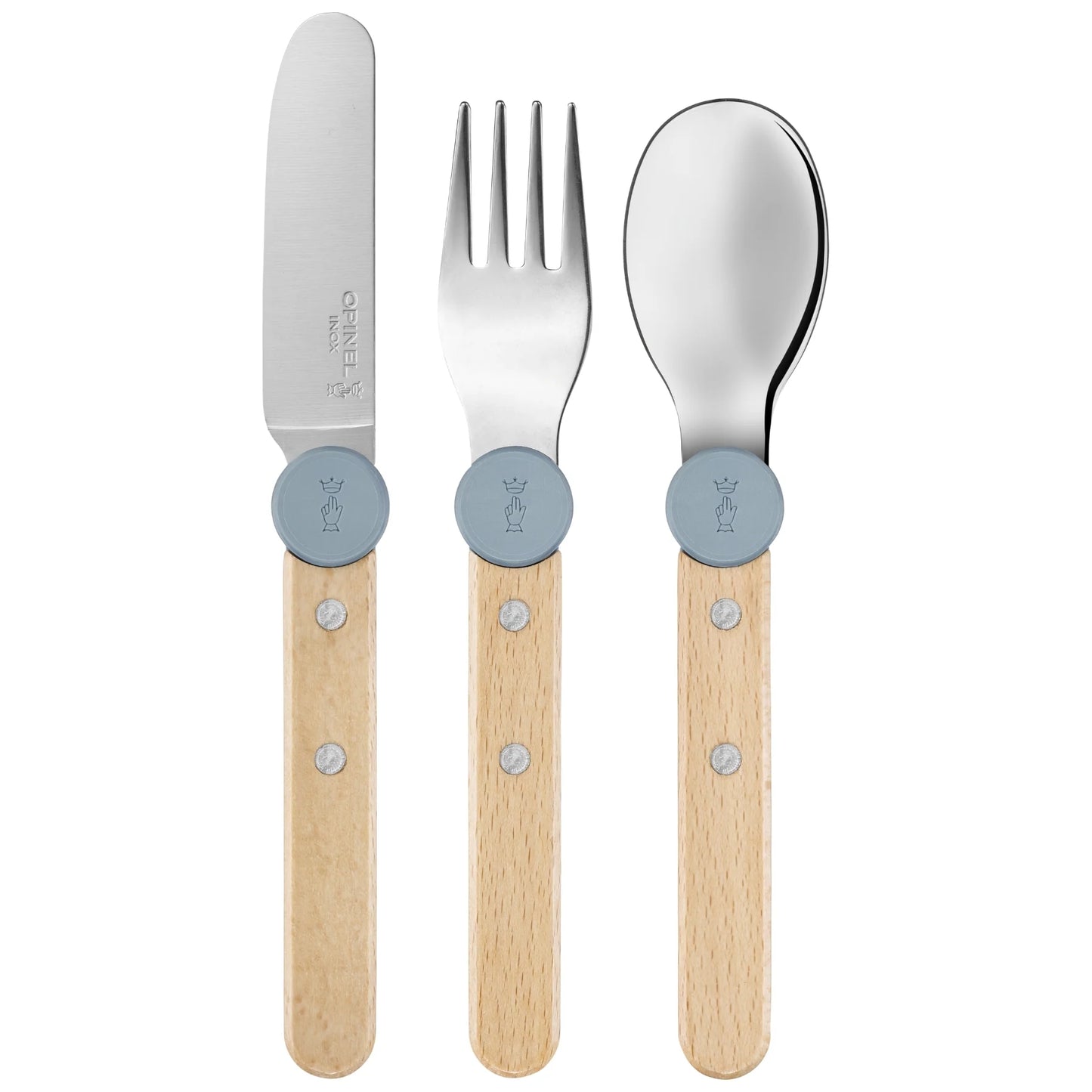 Le Petit Gourmet Kids Cutlery Set, Rain
