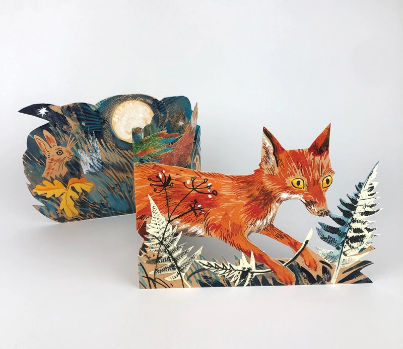Fox Collage Card