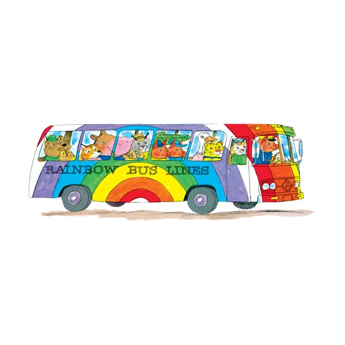 Tattly | Busy World Bus Richard Scarry Tattoo