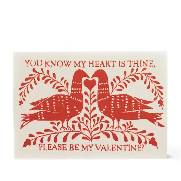 Be My Valentine Card