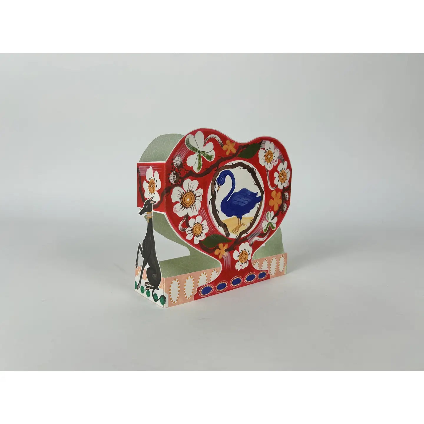 Swan and Thorn Die-Cut Card