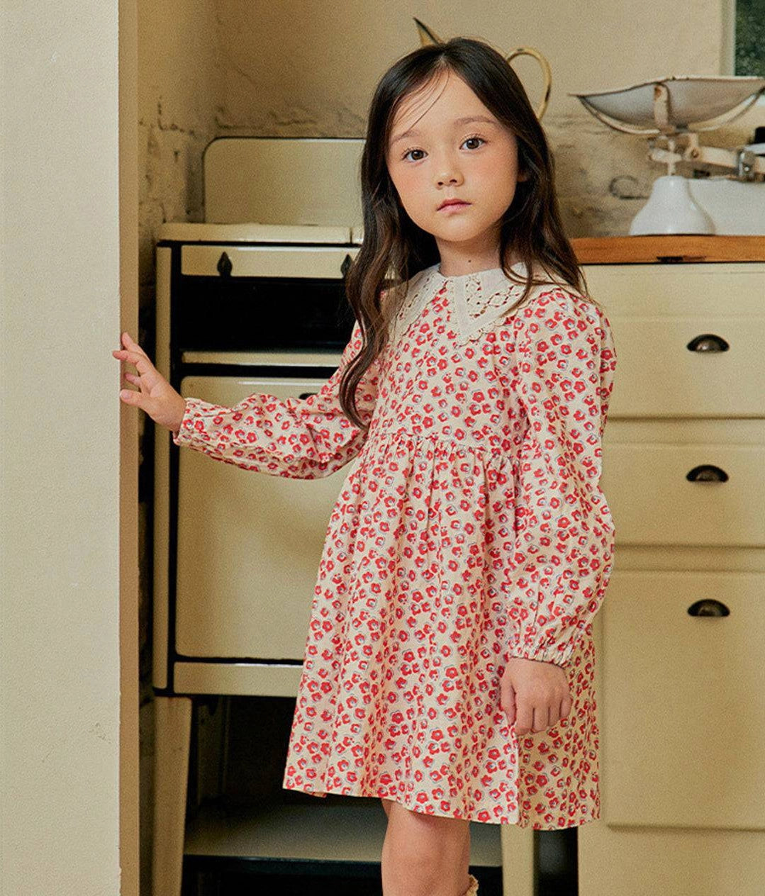 Geisel Allover Floral Print Dress