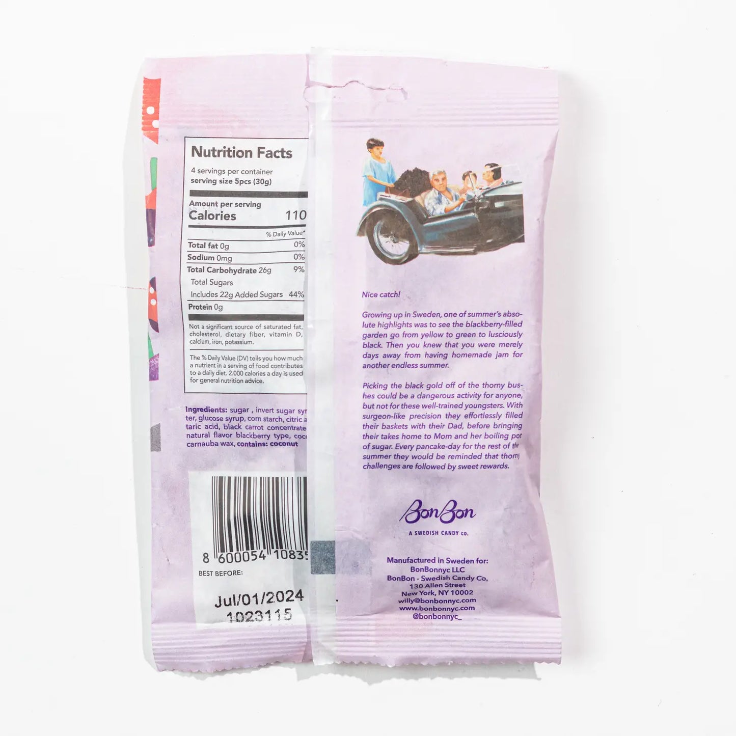 BonBon | Sour Blackberry Fish