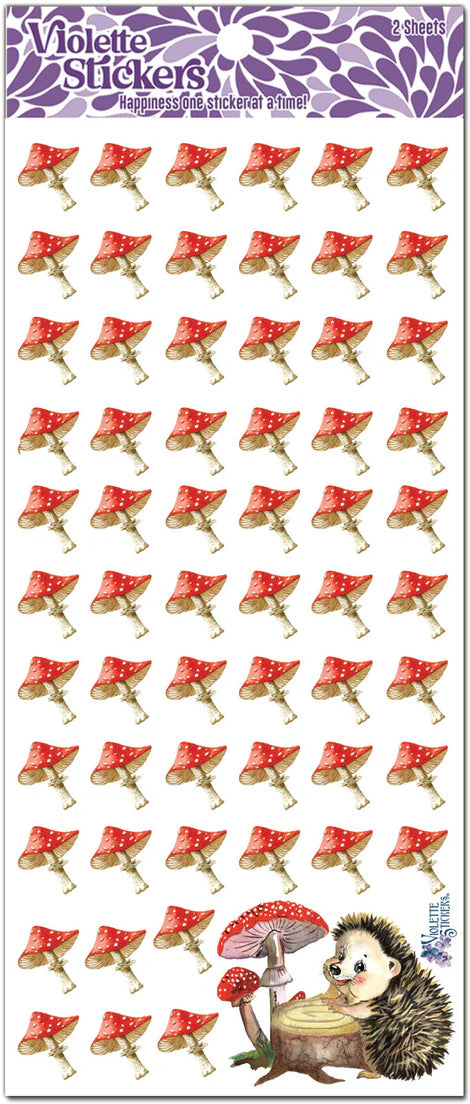 Violette Stickers | Mini Toadstools