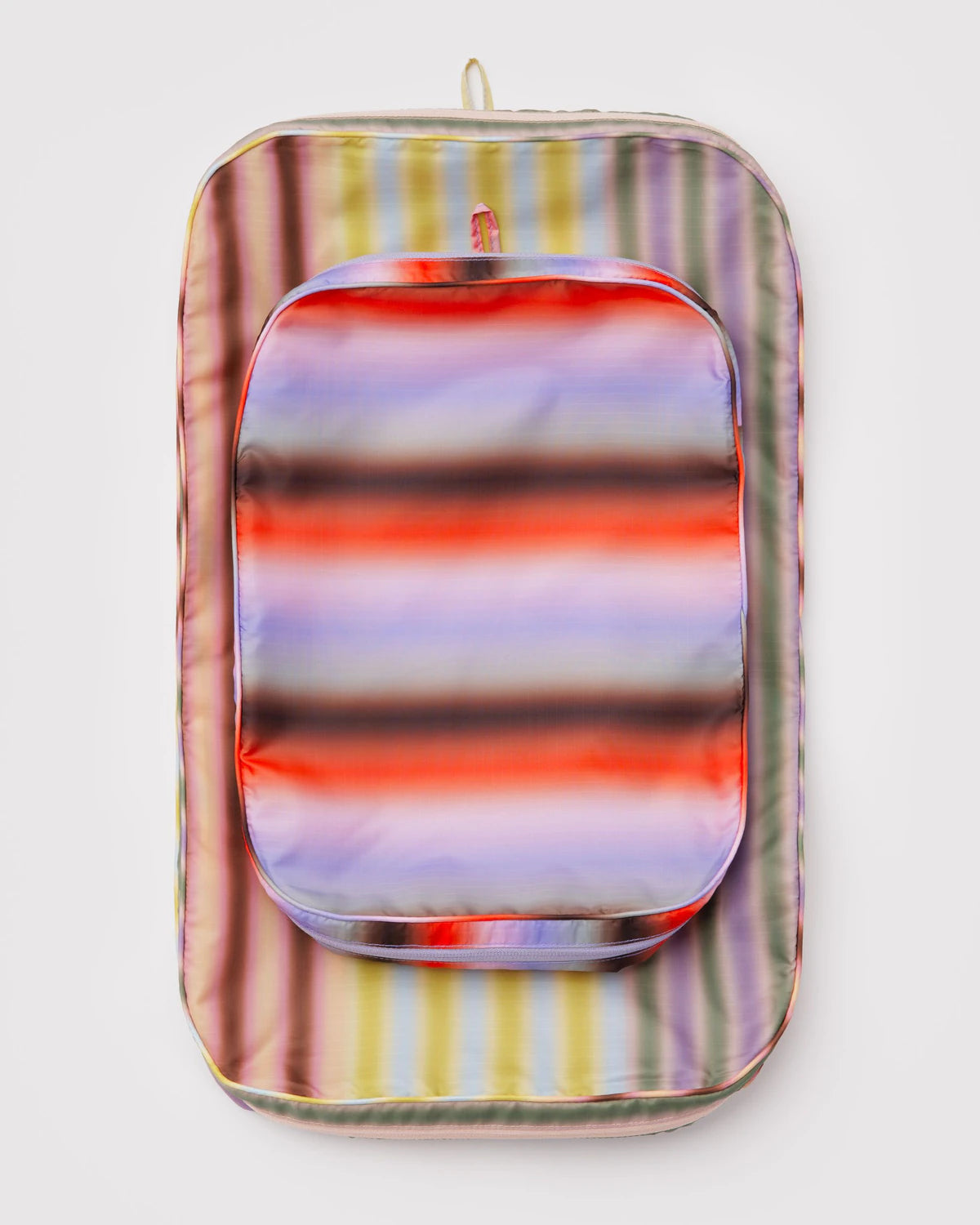 Baggu | Large Packing Cube Set in Gradient Stripes