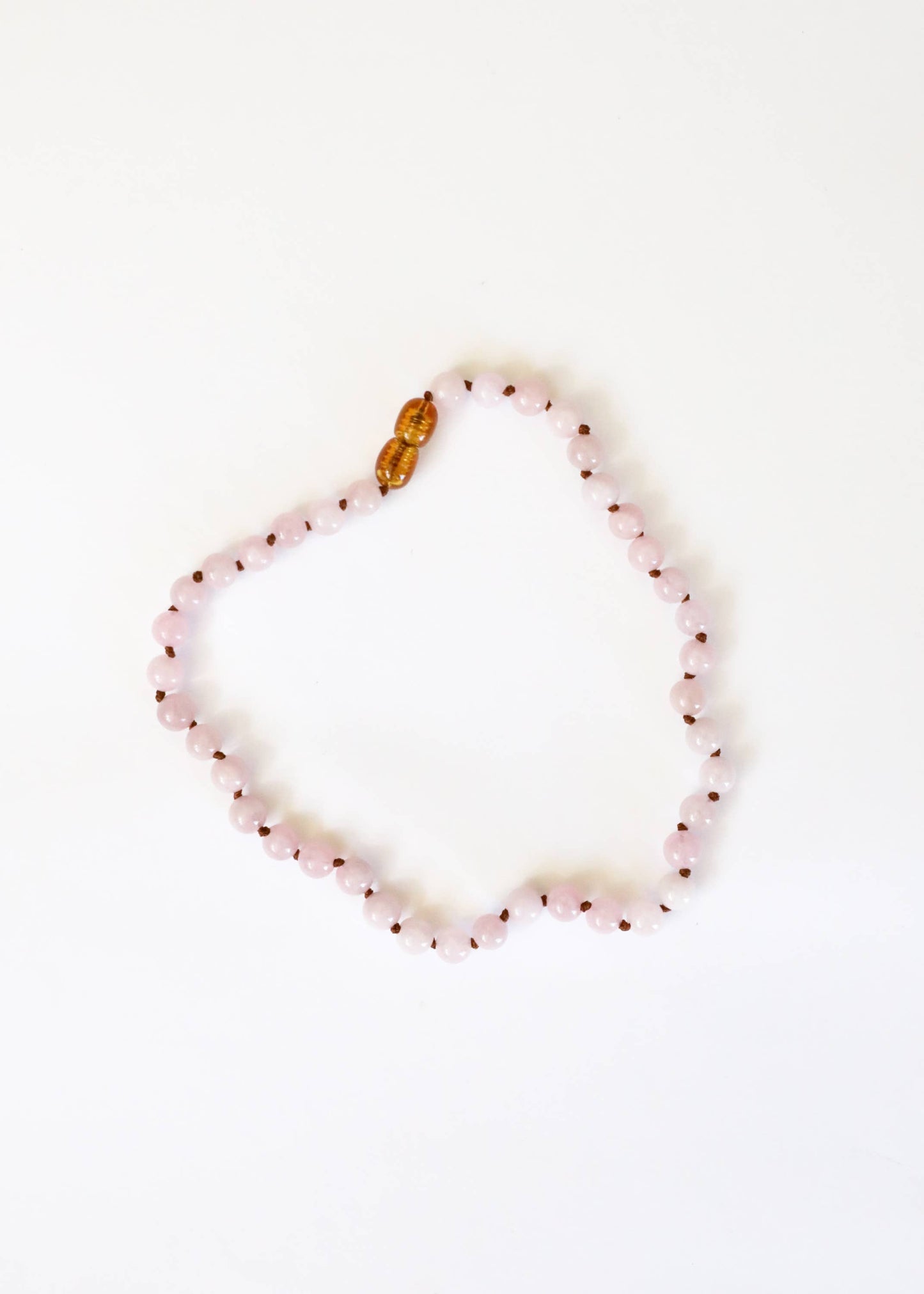 Pure Gemstone Rose Quartz Necklace