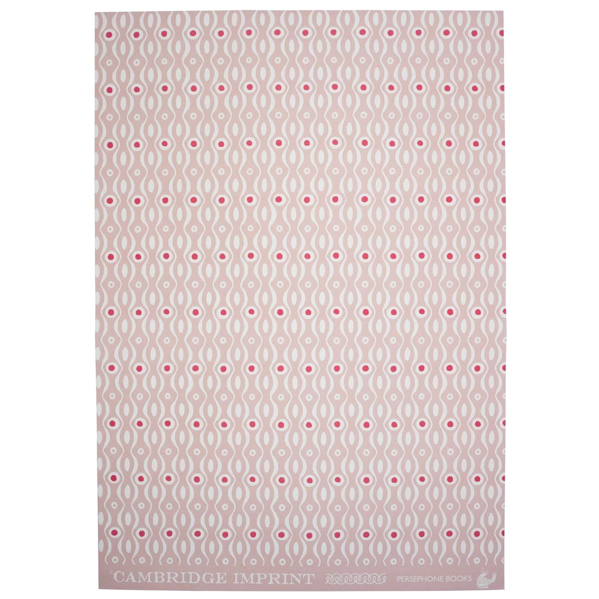 Cambridge Imprint | Persephone Patterned Paper in Pink and Raspberry