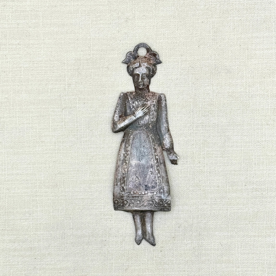 Old Italian Exvoto, Small Woman's Figure