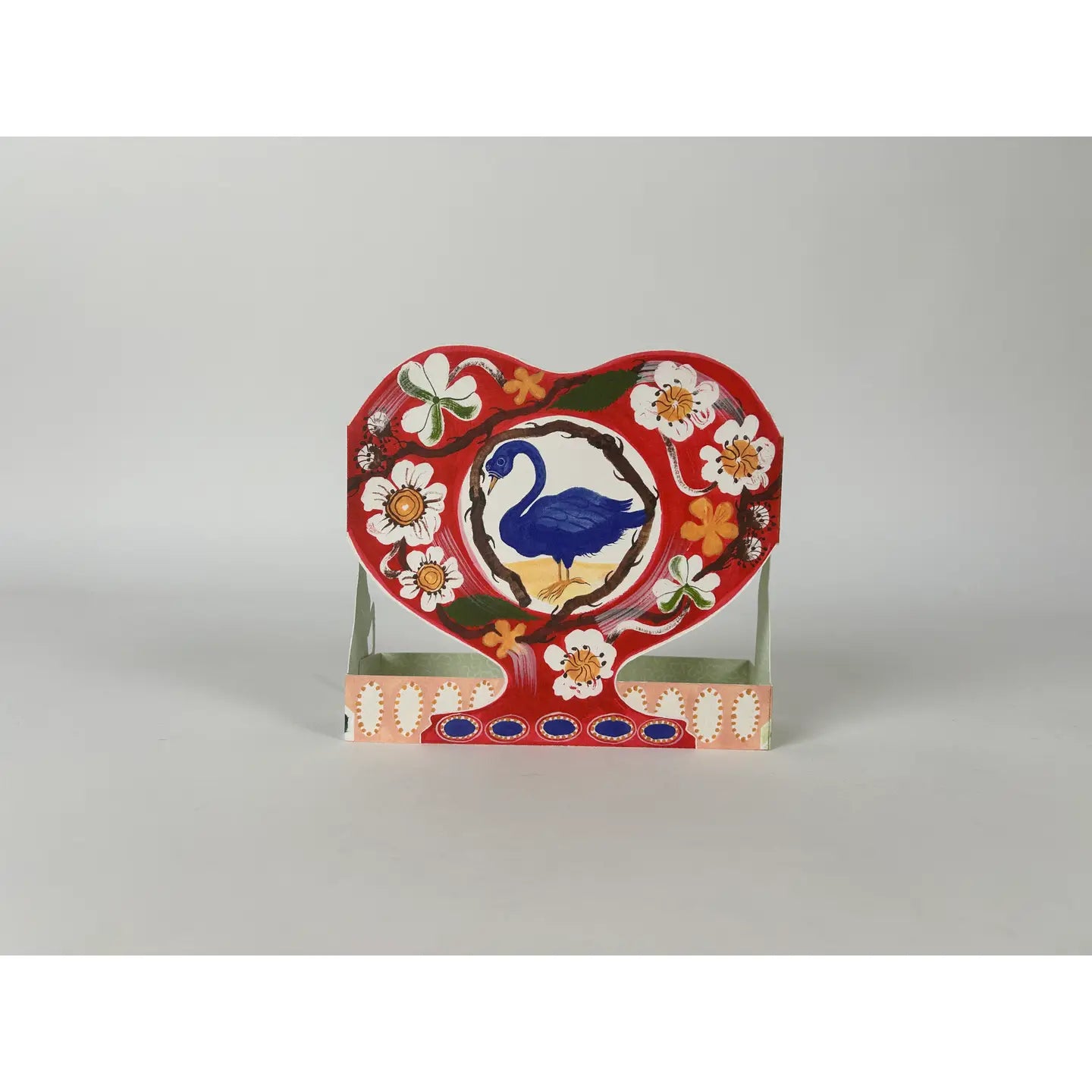 Swan and Thorn Die-Cut Card