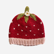 Load image into Gallery viewer, Strawberry Baby Beanie
