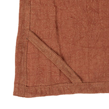 Load image into Gallery viewer, Stonewashed Linen Tea Towel in Rust
