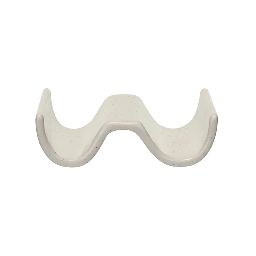 Stoneware Soap & Sponge Holder