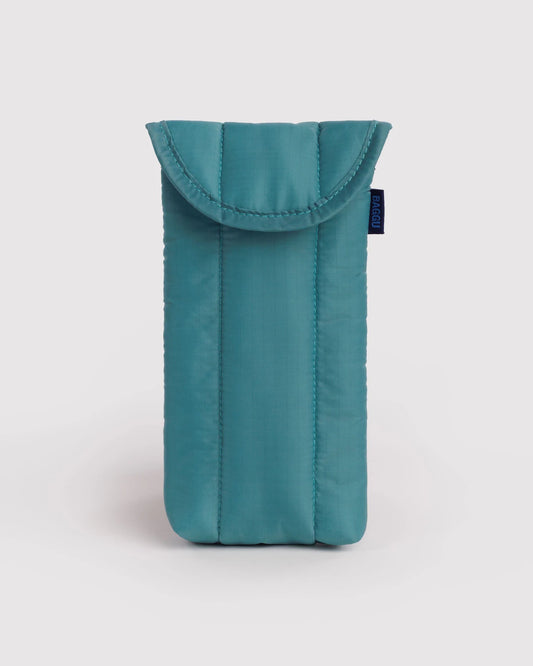 Puffy Glasses Sleeve in Peacock