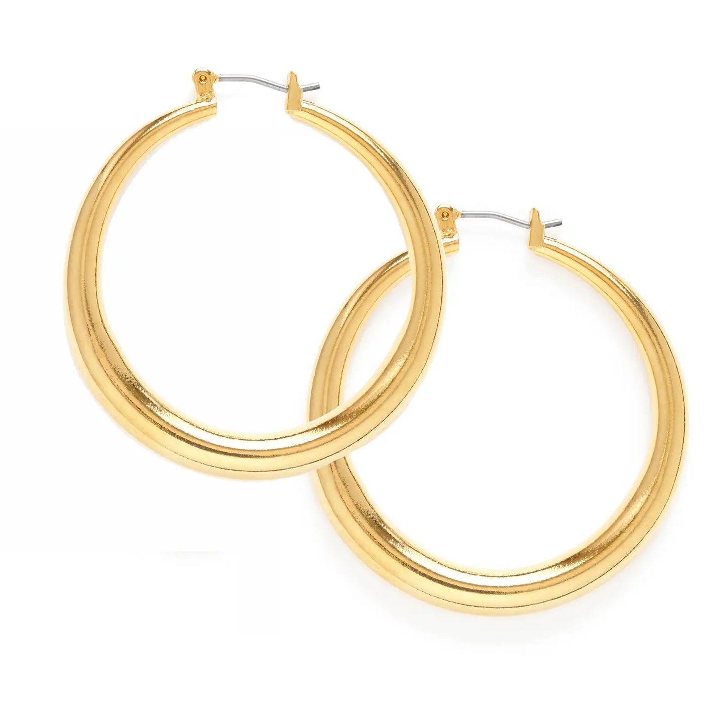 Large Maria Hoops in Gold