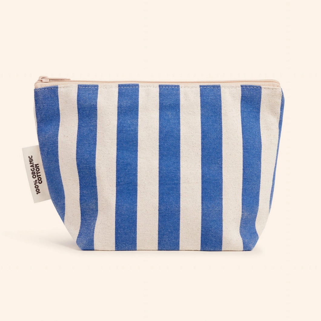 Dr. Max's | Organic Cotton Zipper Bag in Blue