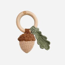 Load image into Gallery viewer, Acorn Crochet Rattle
