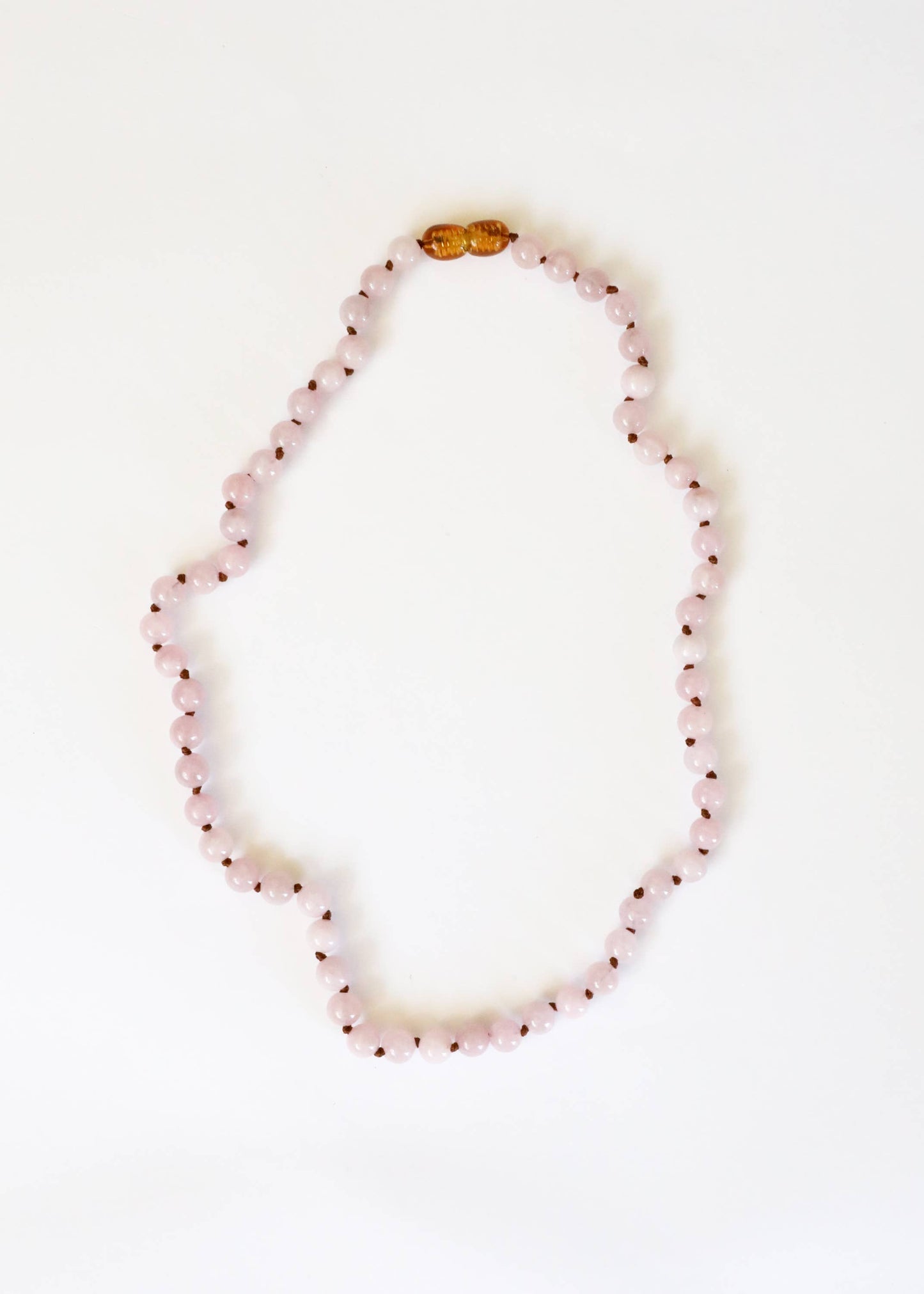 Pure Gemstone Rose Quartz Necklace